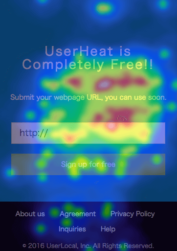 Smartphone Click Heatmap